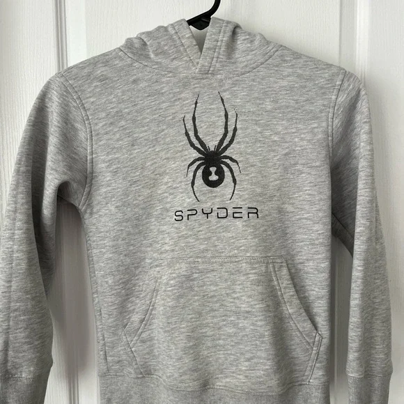 SPYDER KIDS HOODIES BUNDLE Athletic Sweatshirt | Black & Grey | Size 7/8 - Picture 3 of 10